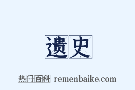 遗史是什么意思的图片